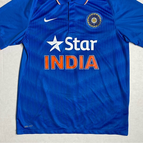 Nike India National Cricket Team Jersey Star India Cricket Shirt - Picture 5 of 7